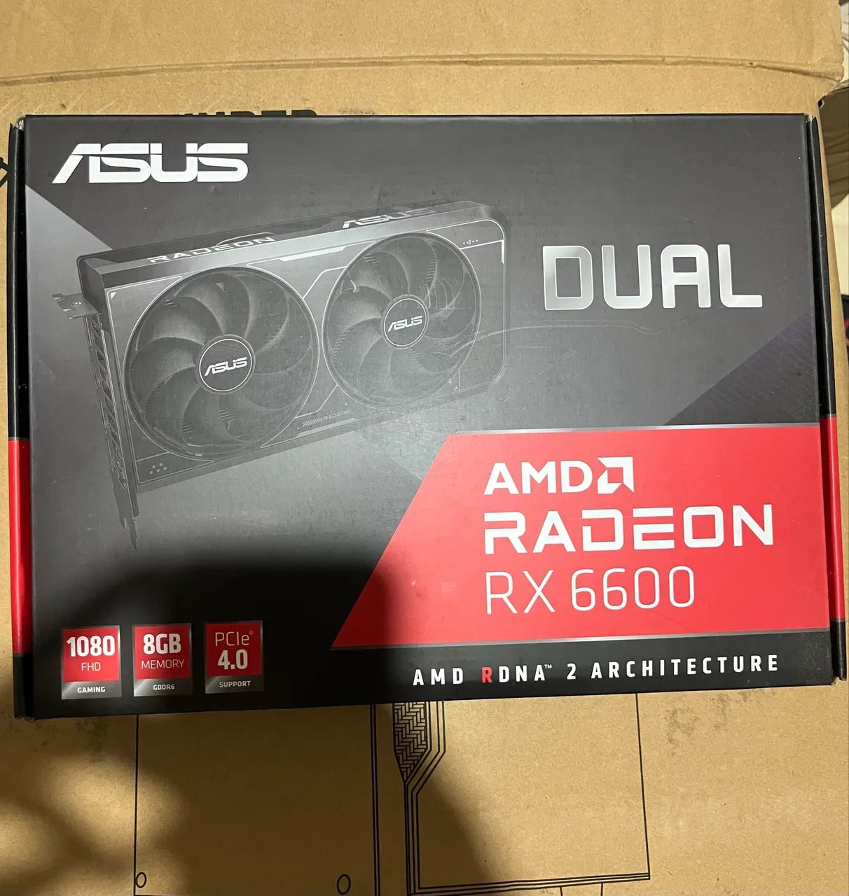 Rx6600 amd Asus 8gb - Foto 3