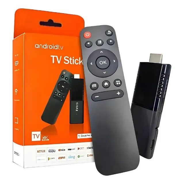 Fire Stick TV  e Bluetooth Android, 4K, 16GB Armazenamento