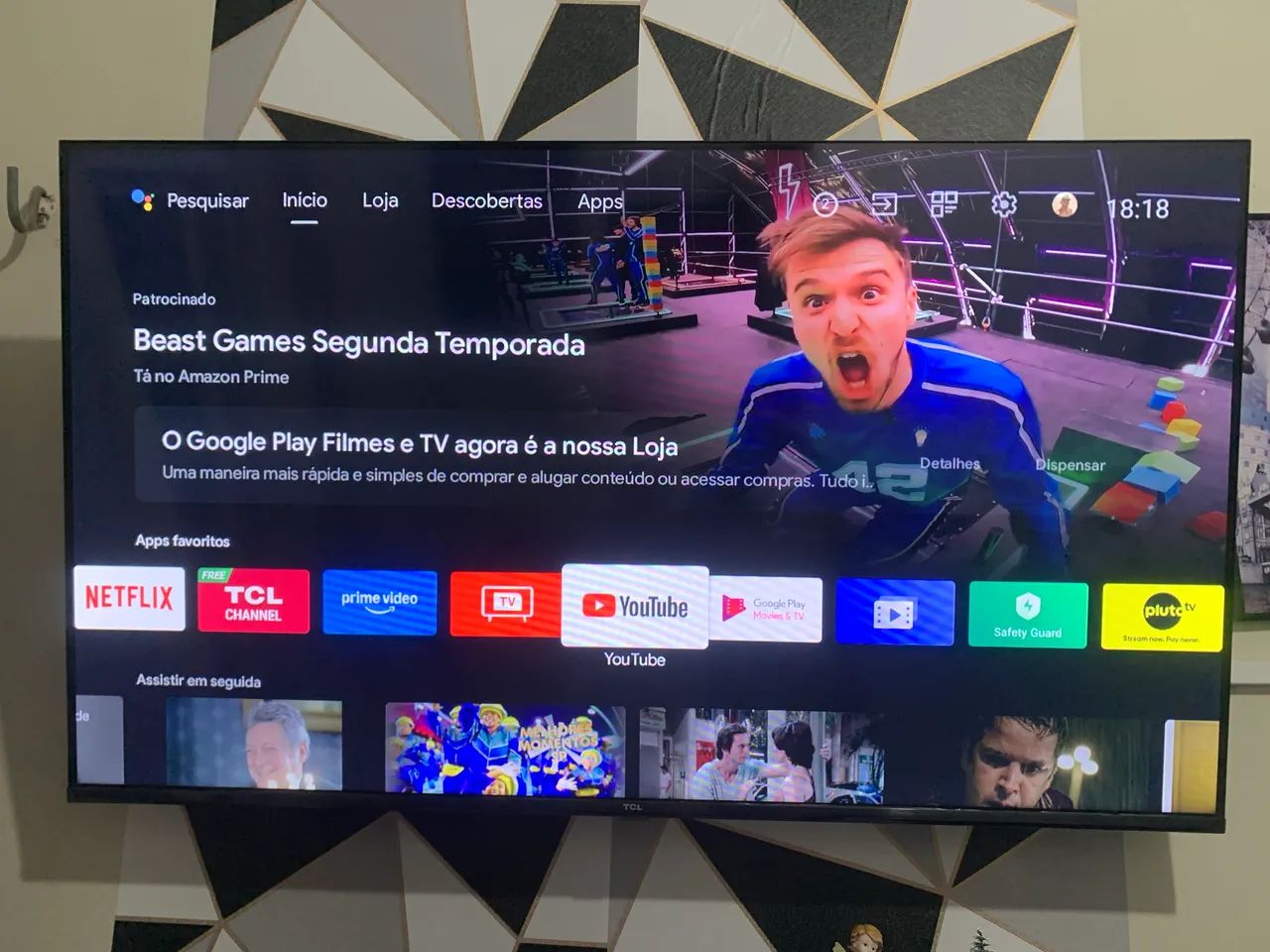 Smart Tv TCL 43 polegadas 