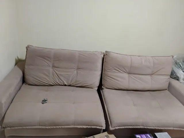 Sofá cama retrátil 4 lugares