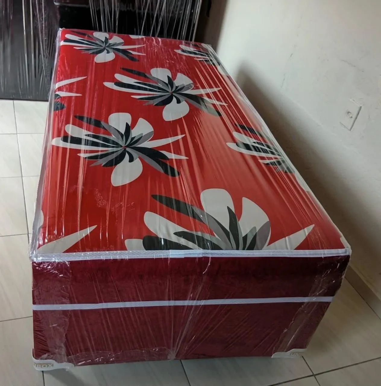 Cama box solteiro nova de mola confortável 350$ Entrega grátis  - Foto 2