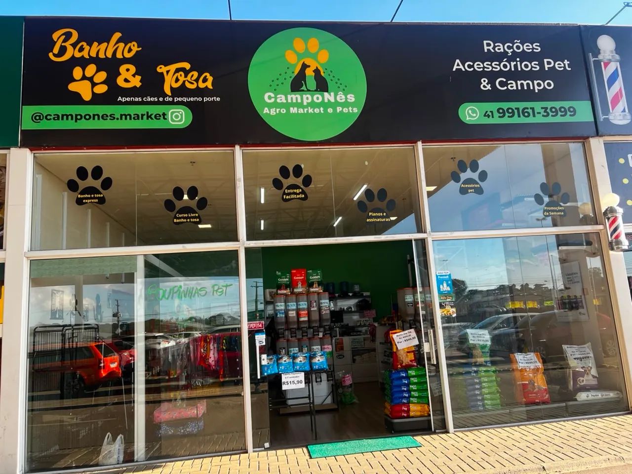 Passo ponto Pet Shop e banho e tosa em Colombo 
