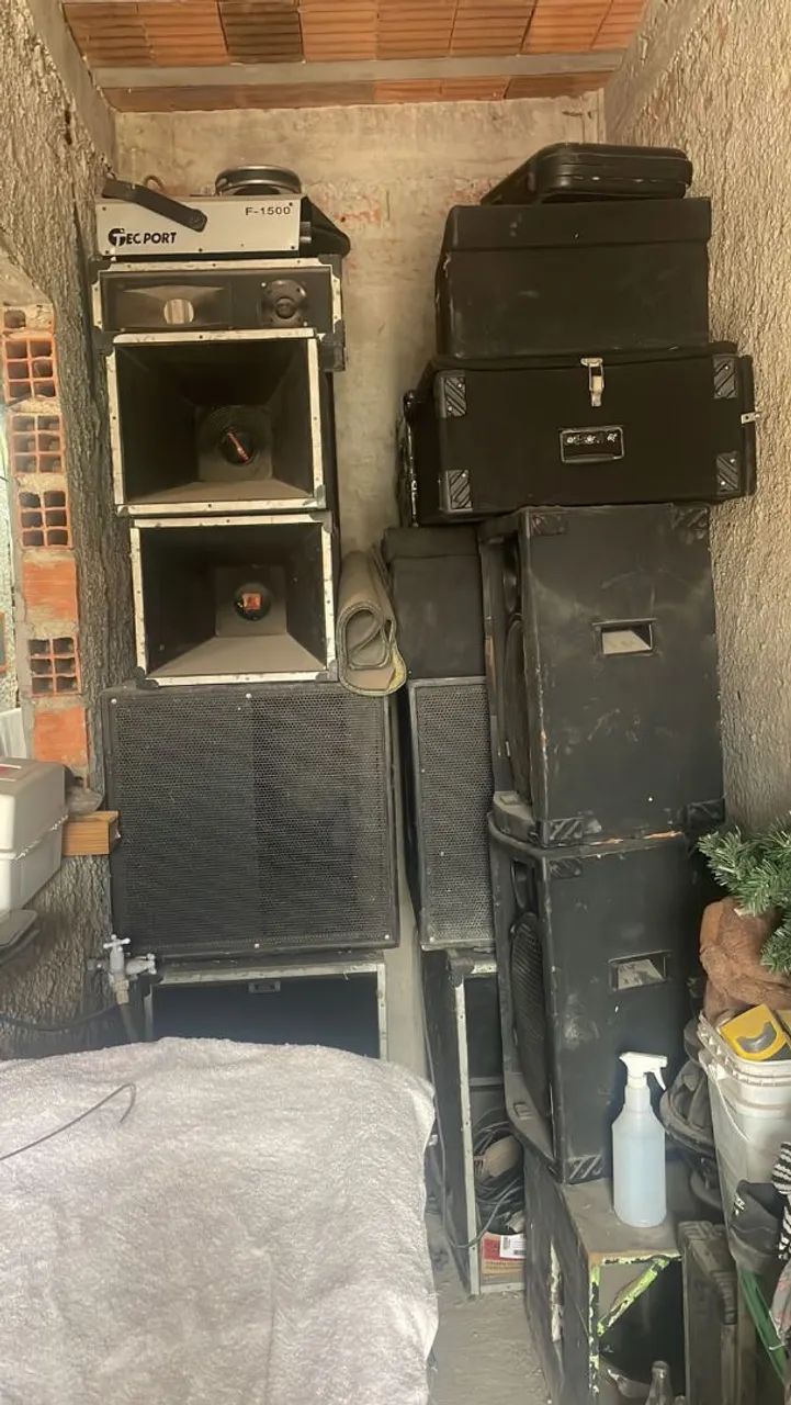 Vendo kit de som com máquina de fumaça completo - Foto 5