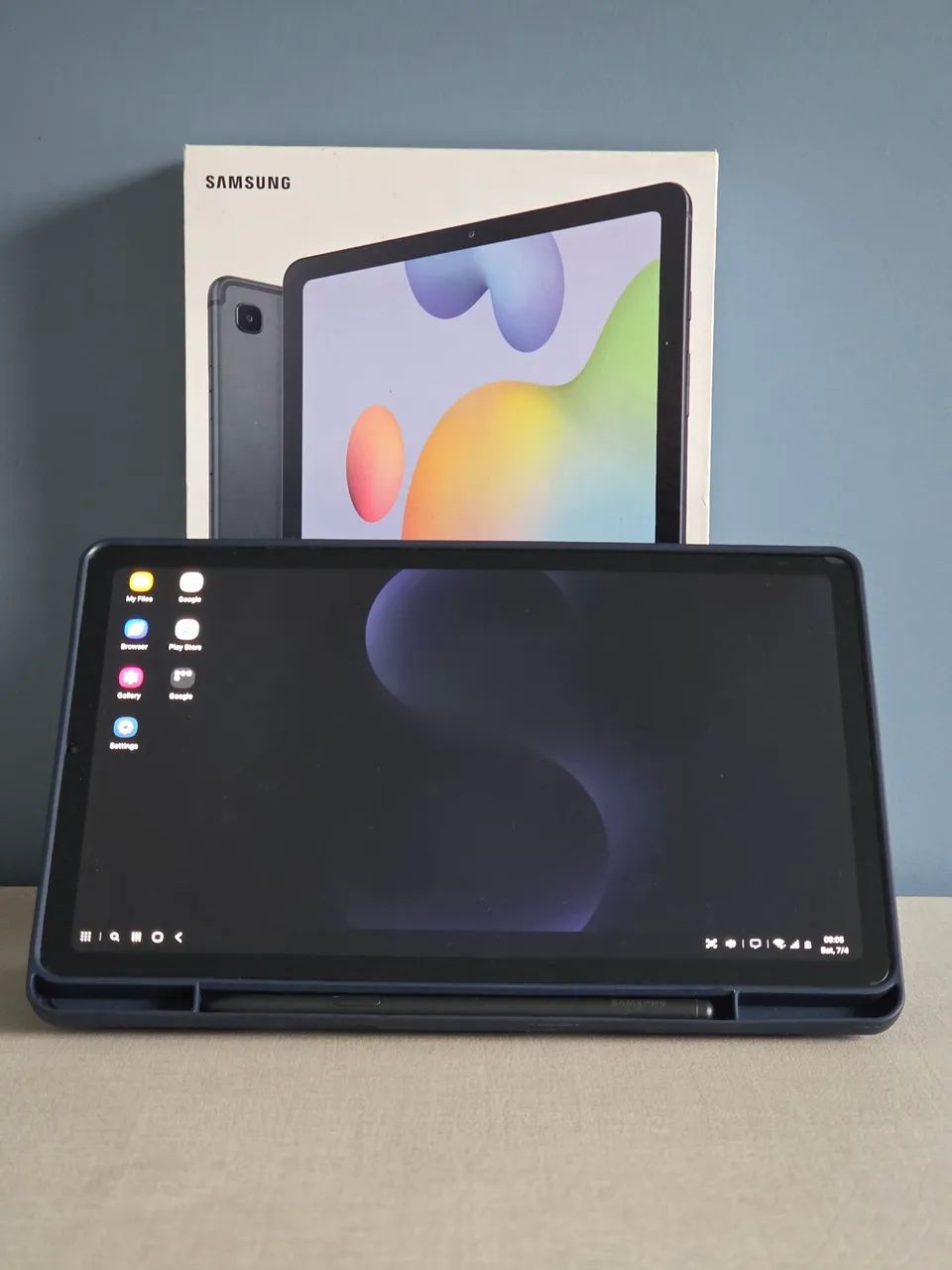 Galaxy Tab S6 Lite 64GB com acessórios  - Foto 3