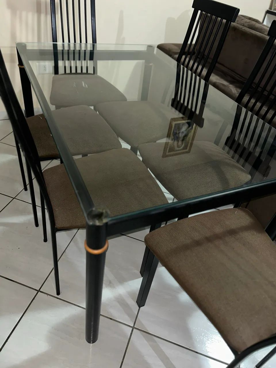 Mesa de jantar com 6 cadeiras - Foto 4