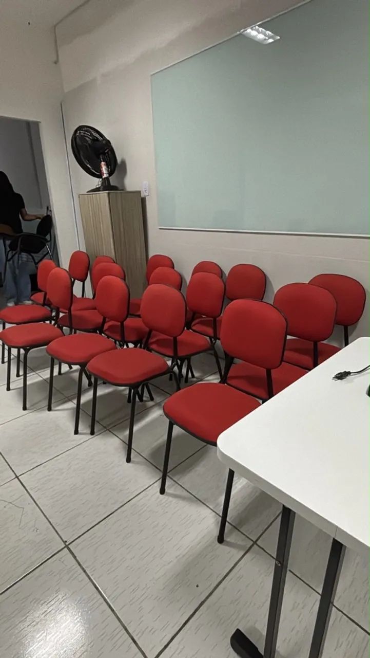 Cadeiras acolchoadas 