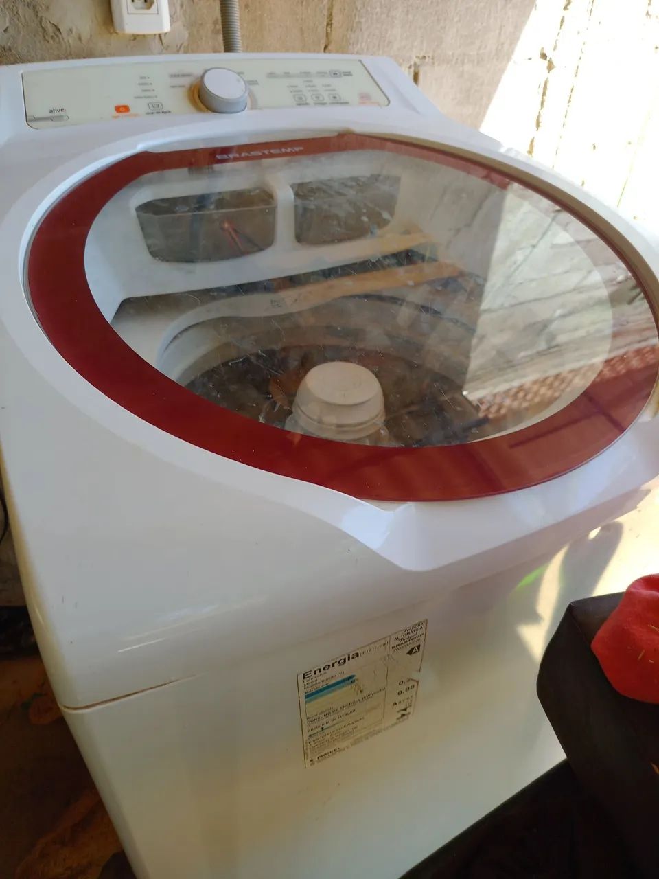 Máquina Brastemp com defeito