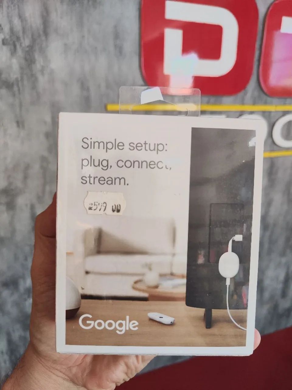 Chromecast Google Tv com controle  - Foto 2