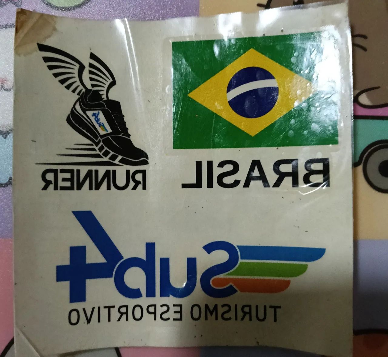 Adesivo antigo do