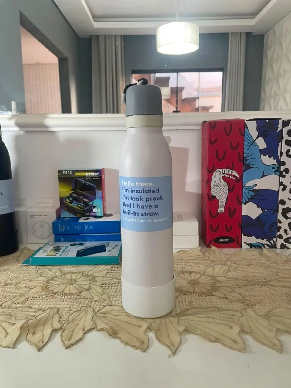 Garrafa em alumínio dupla camada 700ml - Foto 2