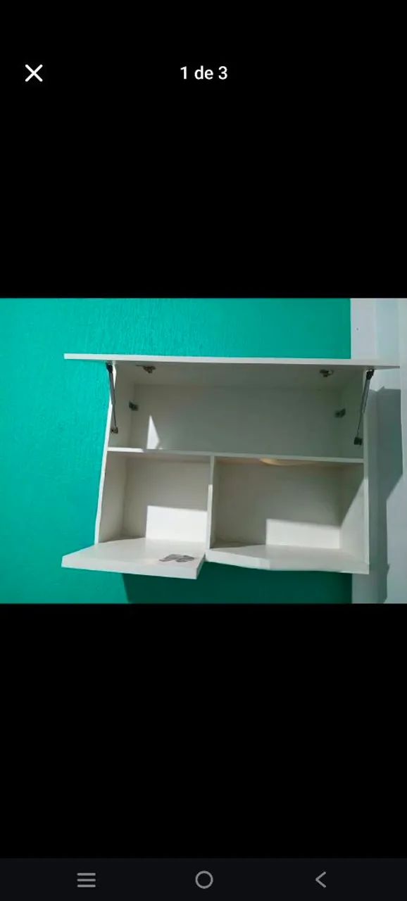 Móvel em MDF branco no valor apenas de 200 reais 