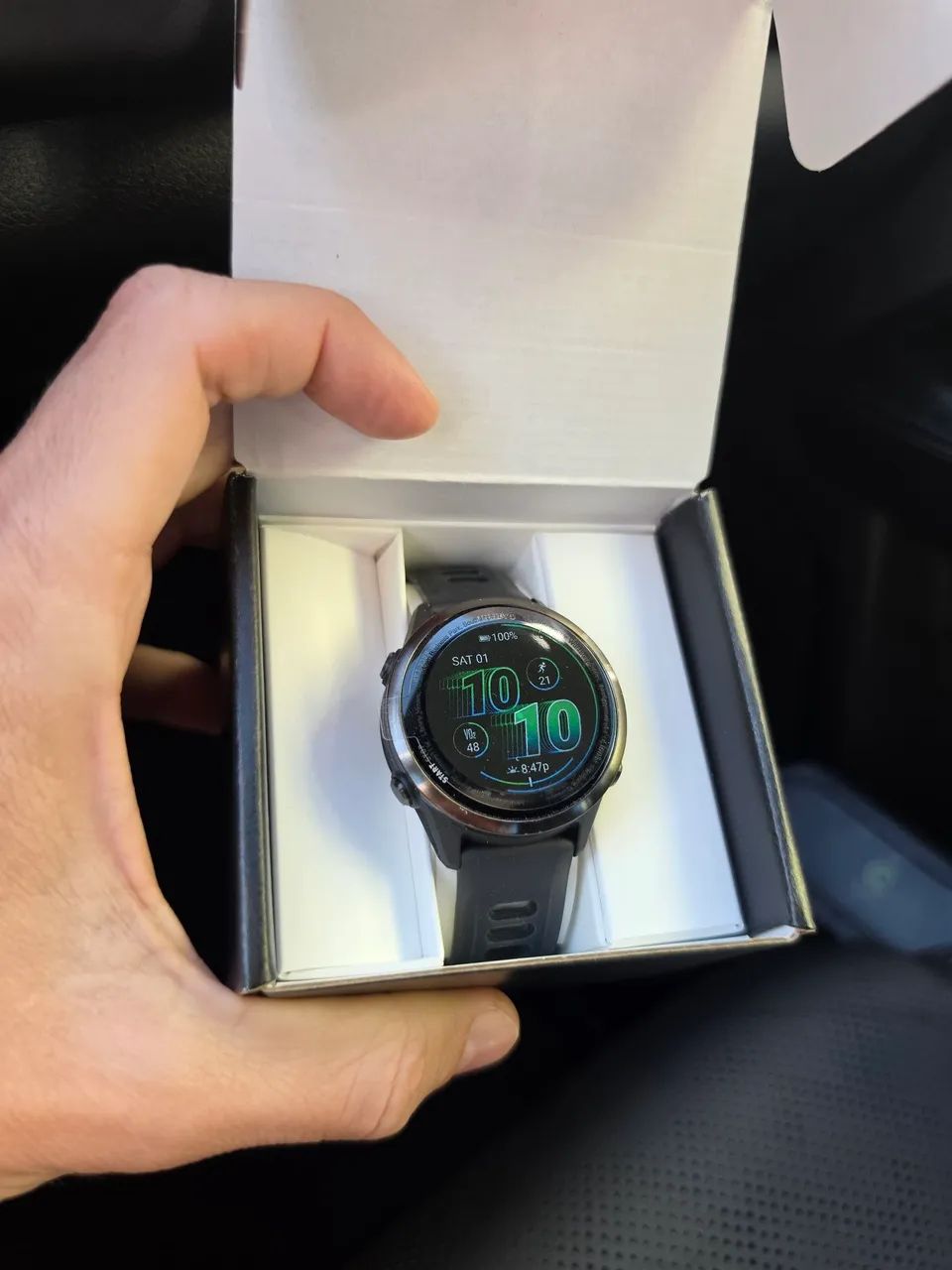 Relogio Garmin Forerunner 570s 42mm preto - Foto 2