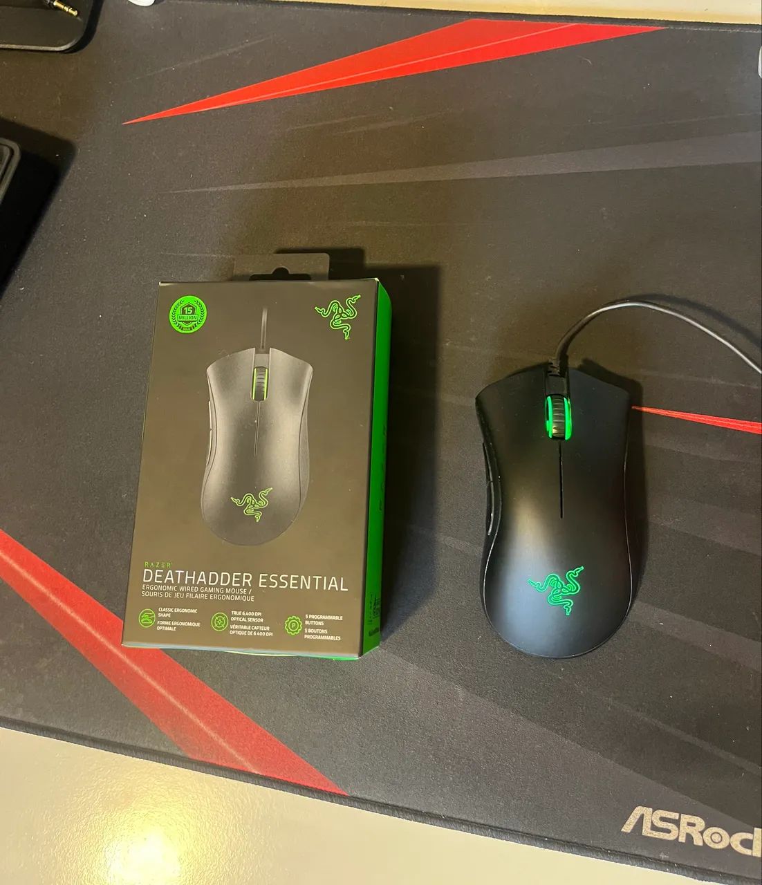 Mouse Razer DeathAdder Essential + Mouse Bungee - Foto 2