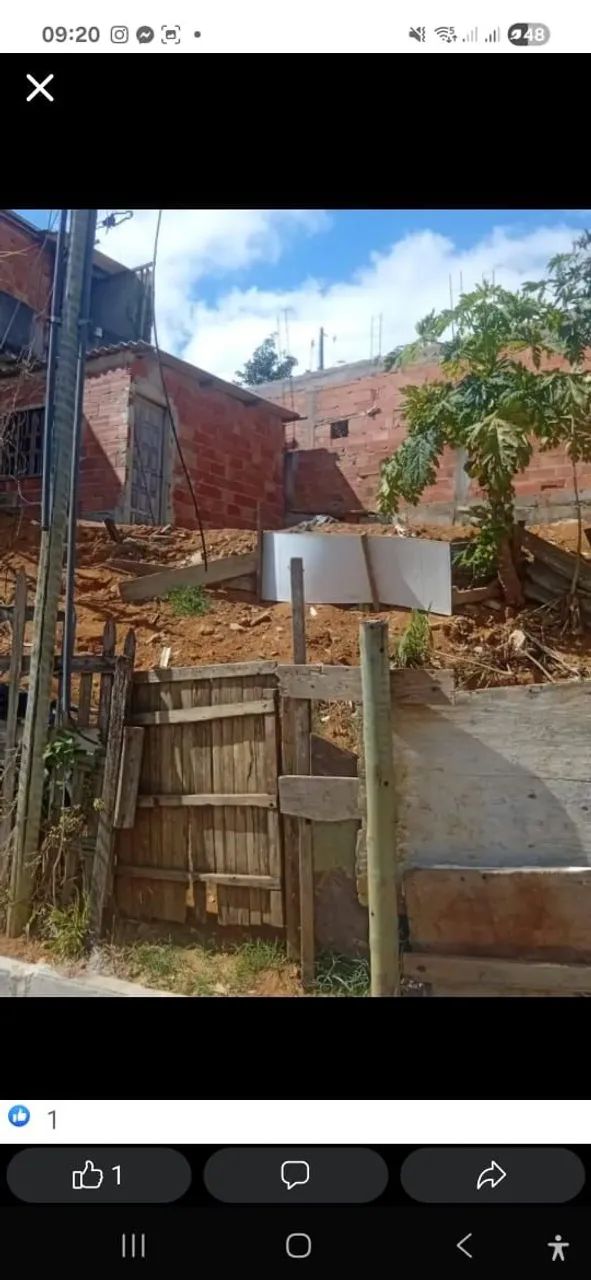 Meio lote com um cômodo ja pronto  - Foto 4