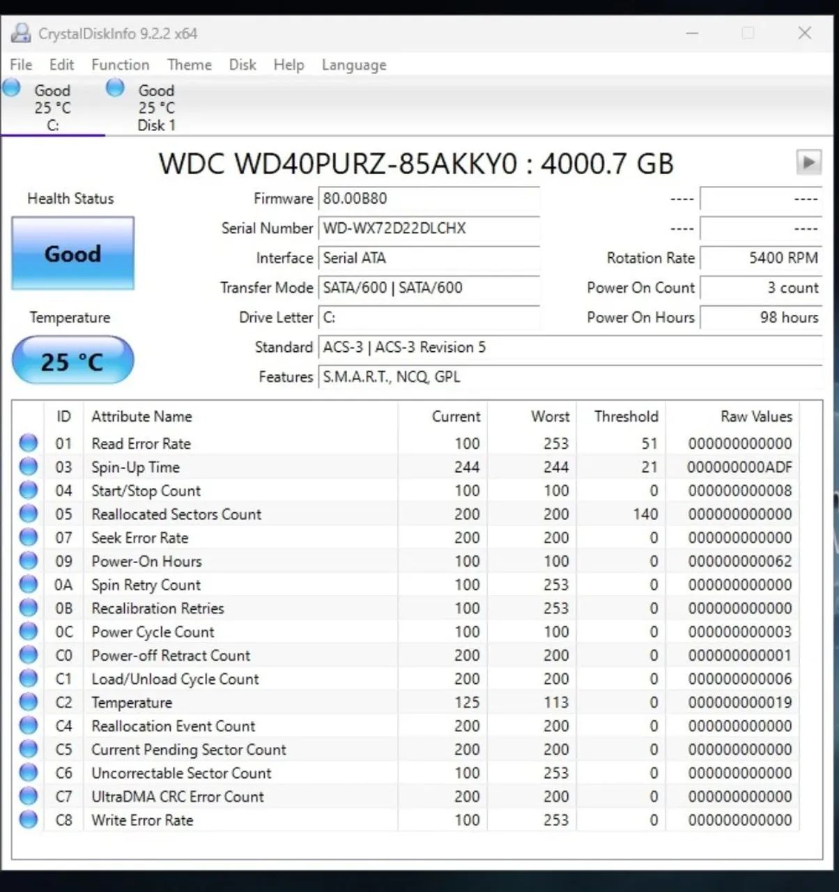 Vendo HD 4TB Purple 24x7 - Super Recomendado - Foto 2