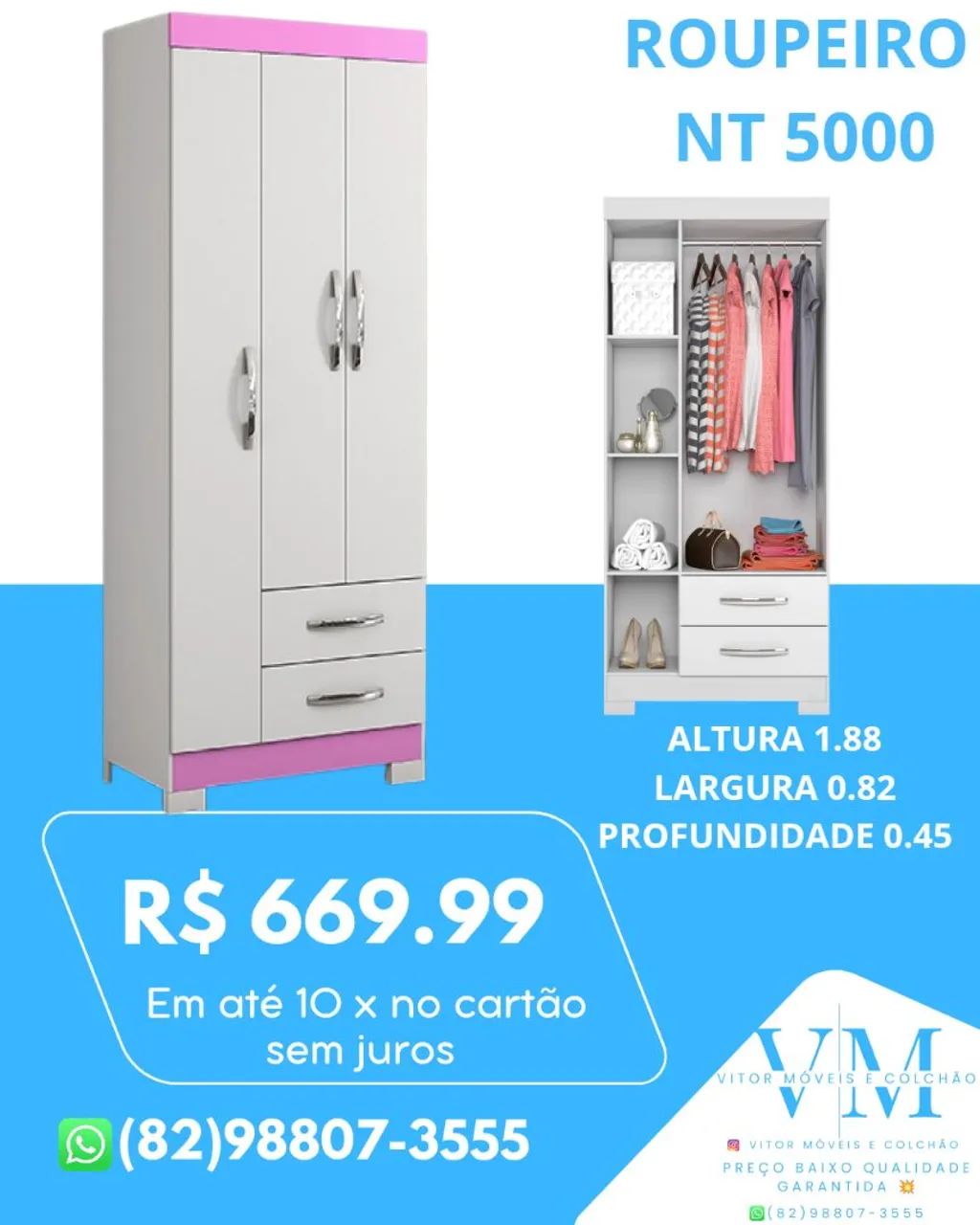 PROMOÇÃO DE GUARDA ROUPA SOLTEIRO  - Foto 3
