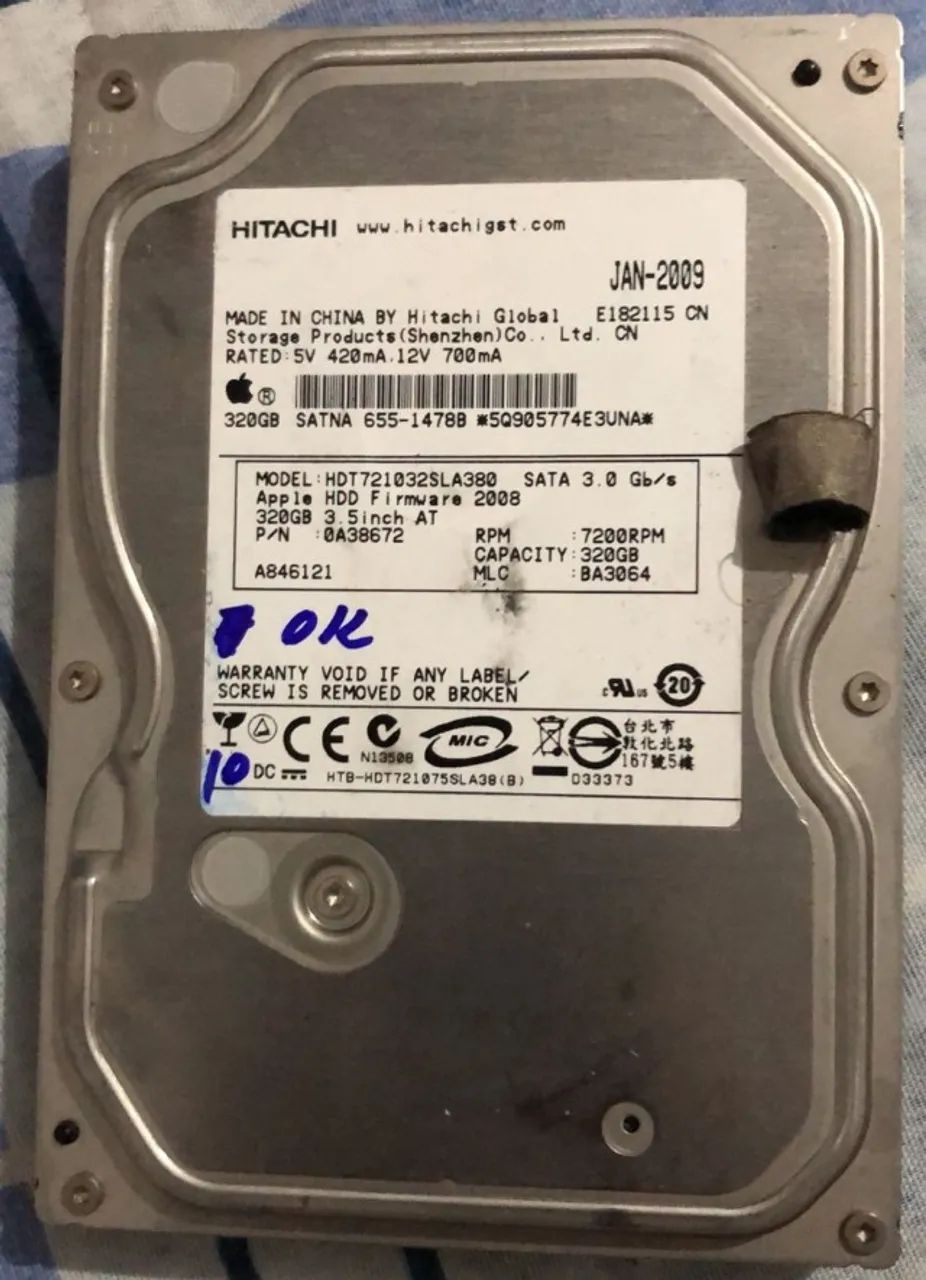 HDs 320GB SATA 3.5 - Ideais para PC Antigo e Backup - Foto 2