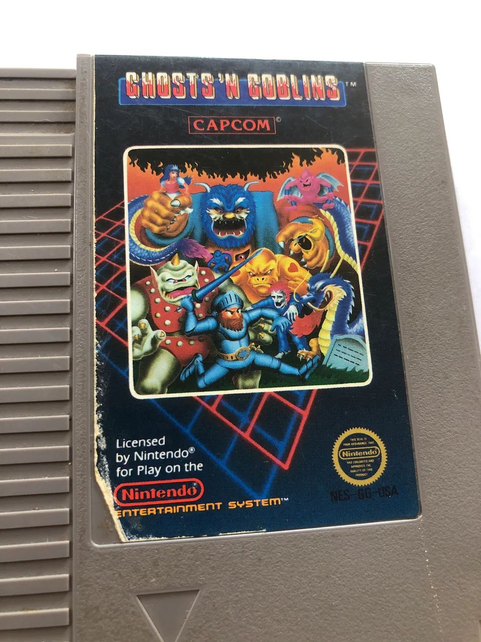 CARTUCHO GHOST?N GOBLINS CAPCOM ORIGINAL NINTENDO  - Foto 4
