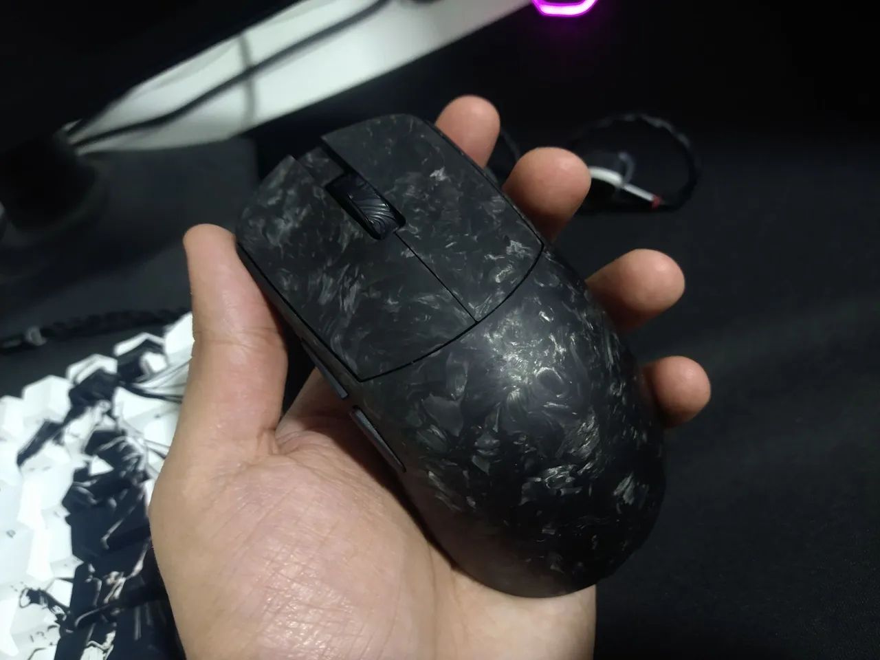 Mouse Wlmouse Ying de carbono  - Foto 2