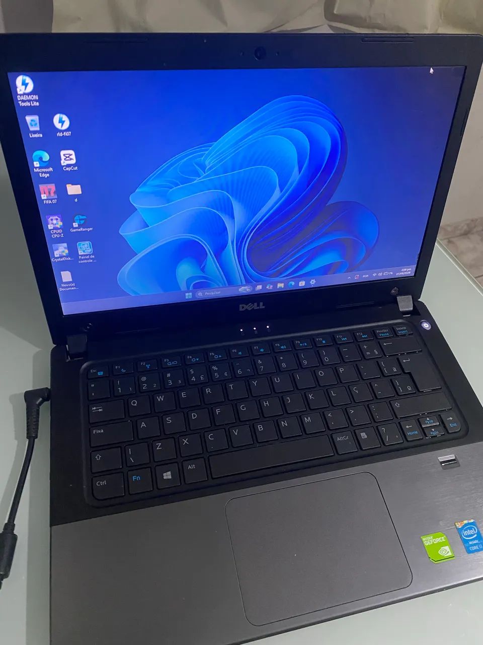 NOTEBOOK DELL Core i7 SSD 240GB 4GB MEMÓRIA RAM 