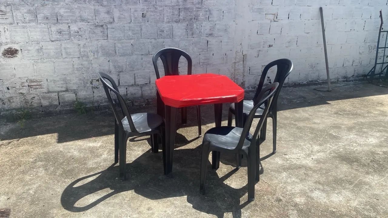CONJUNTO MESA PLASTEX - Foto 2