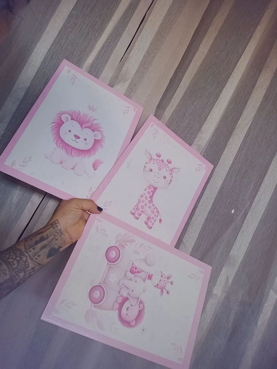 Quadro infantil de bebe