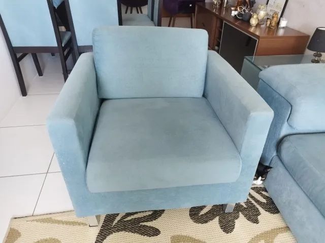 Conjunto Sofá, Poltrona e Centro - Foto 4