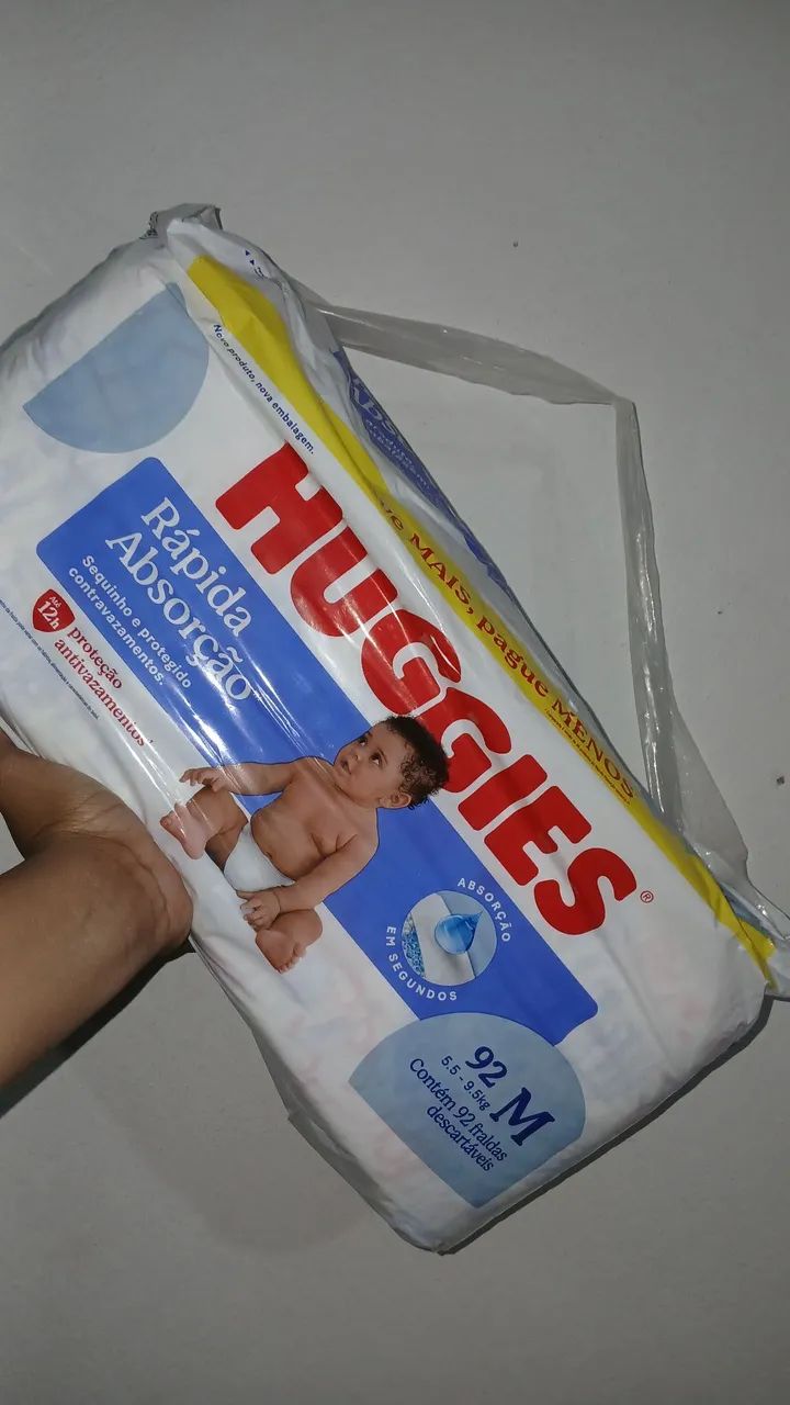 Fralda Huggies M 92undo