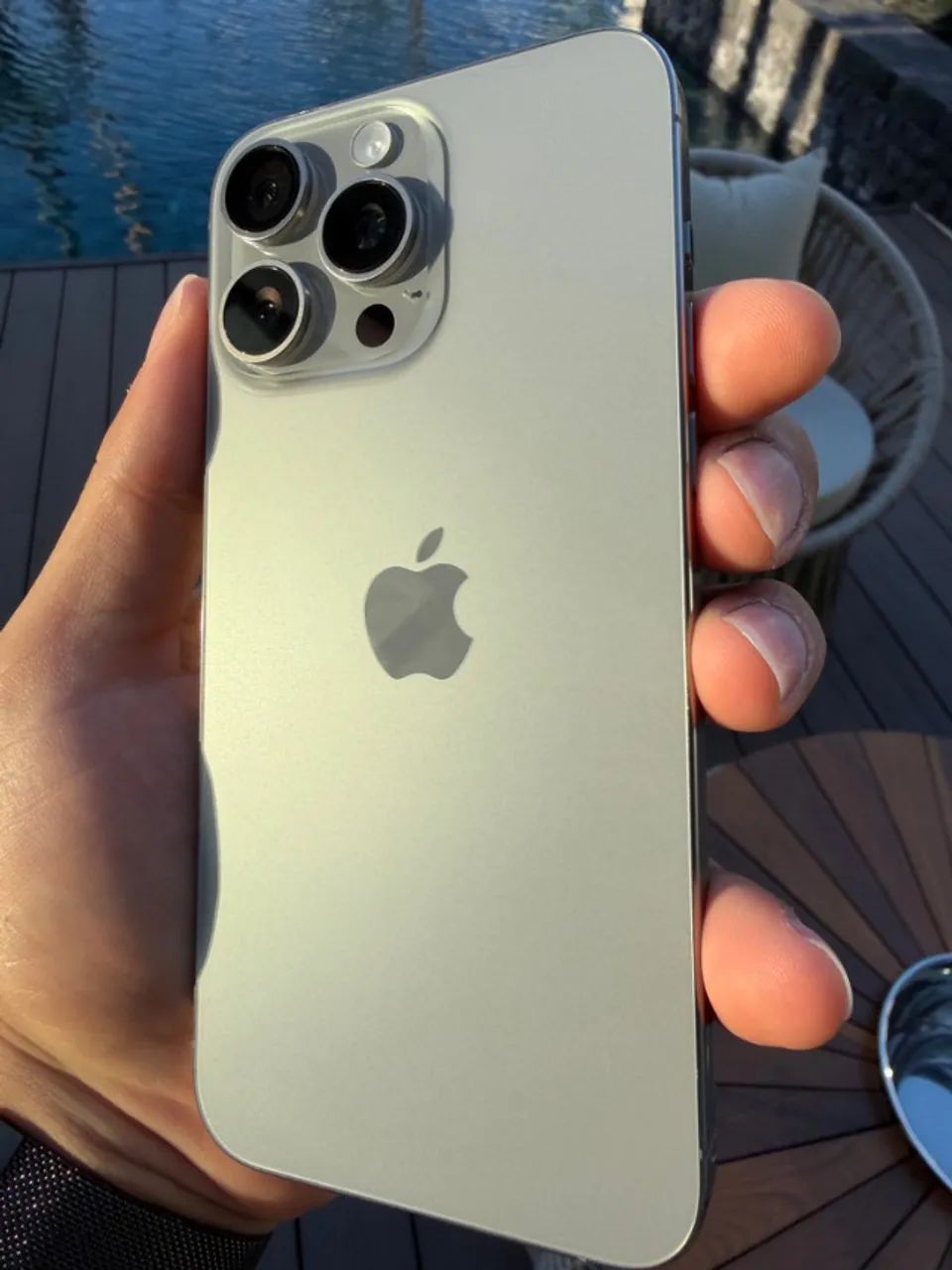 Iphone 15 Pro Max 256gb Prata - Celulares e Smartphones
