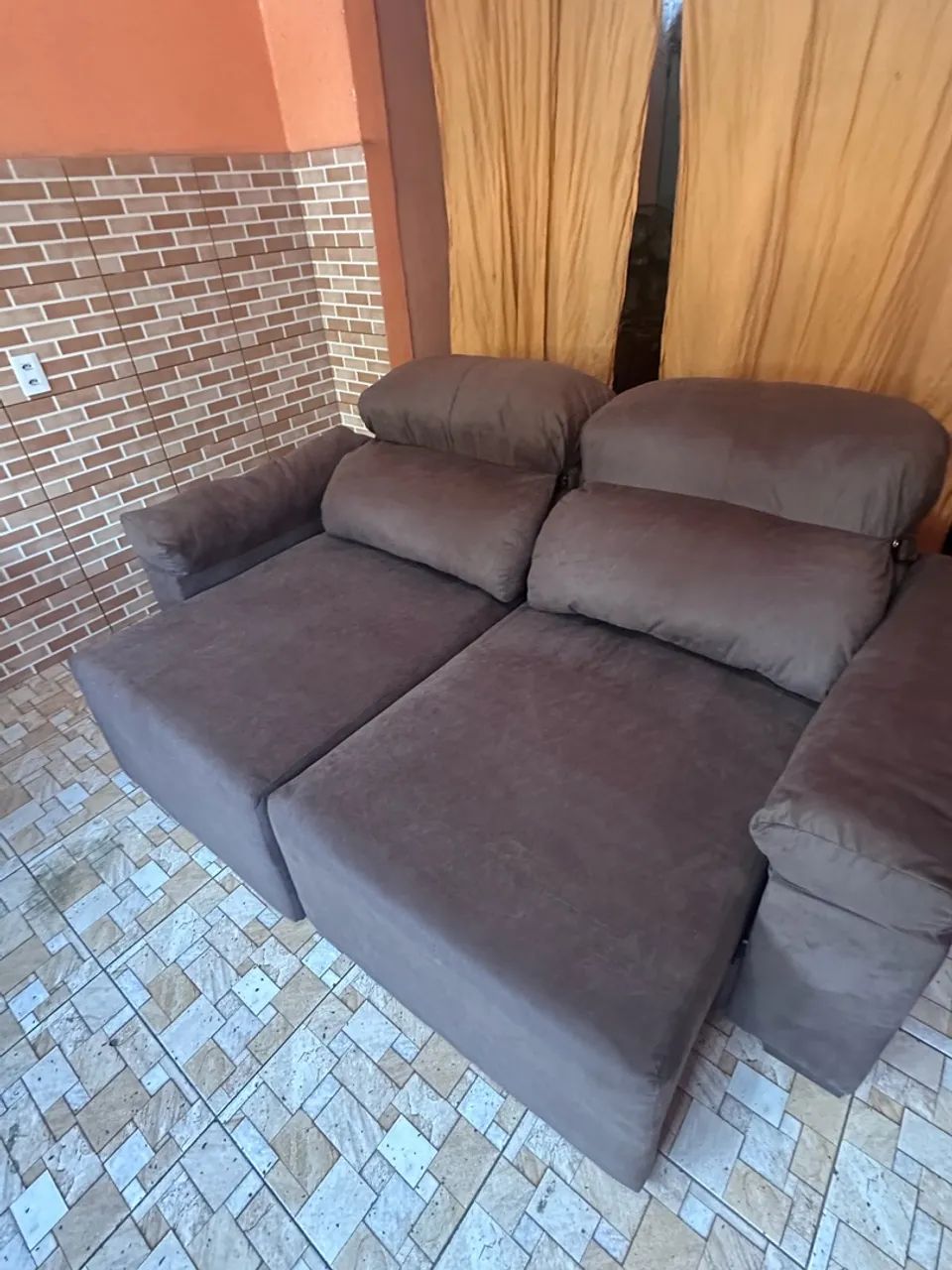 SOFÁ RETRÁTIL NOVO R$:800 COM ENTREGA WATTSZAP: * - Foto 3