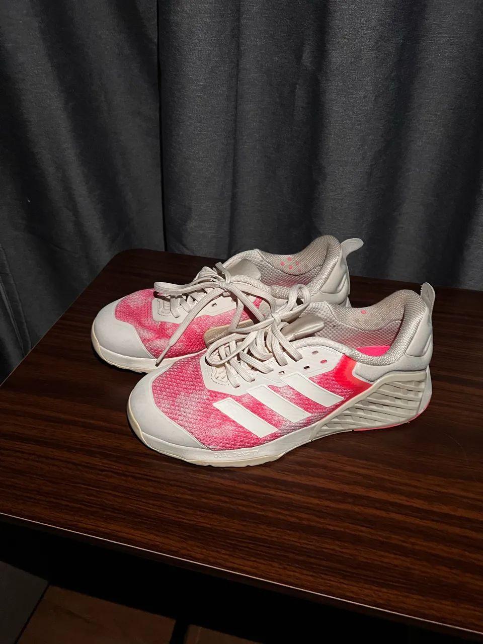 Tenis adidas drop set  rosa 