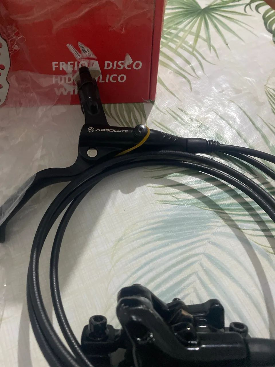 Absolute Wild - Freio a Disco Hidráulico Traseiro (com mangueira e pinça), cor preta. - Foto 2