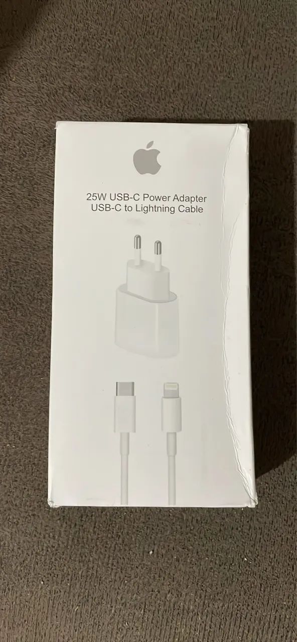 Carregador Apple 25W USB-C + Cabo Lightning - iPhone - Foto 5