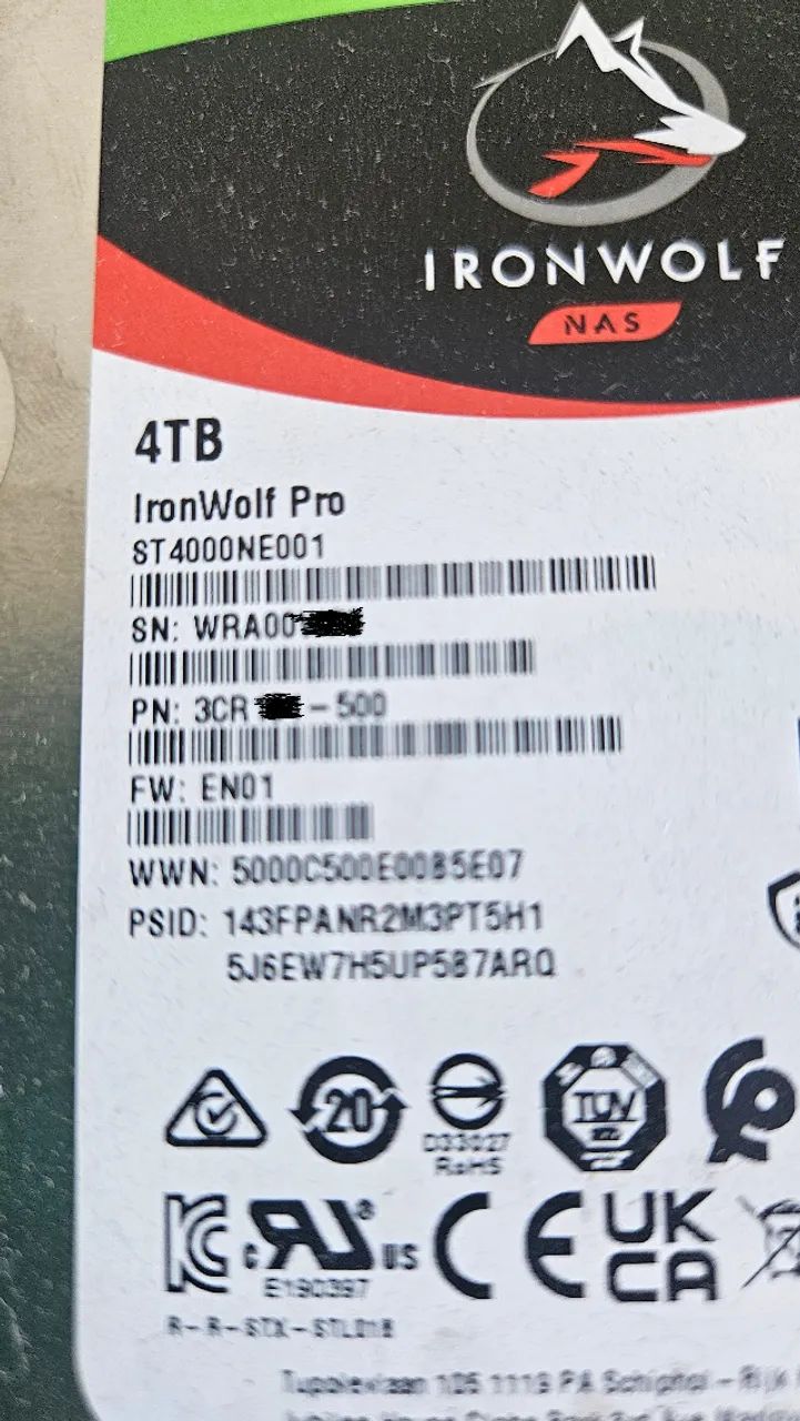 Par HD IronWolf Pro 4 Terabytes cada  - Foto 4