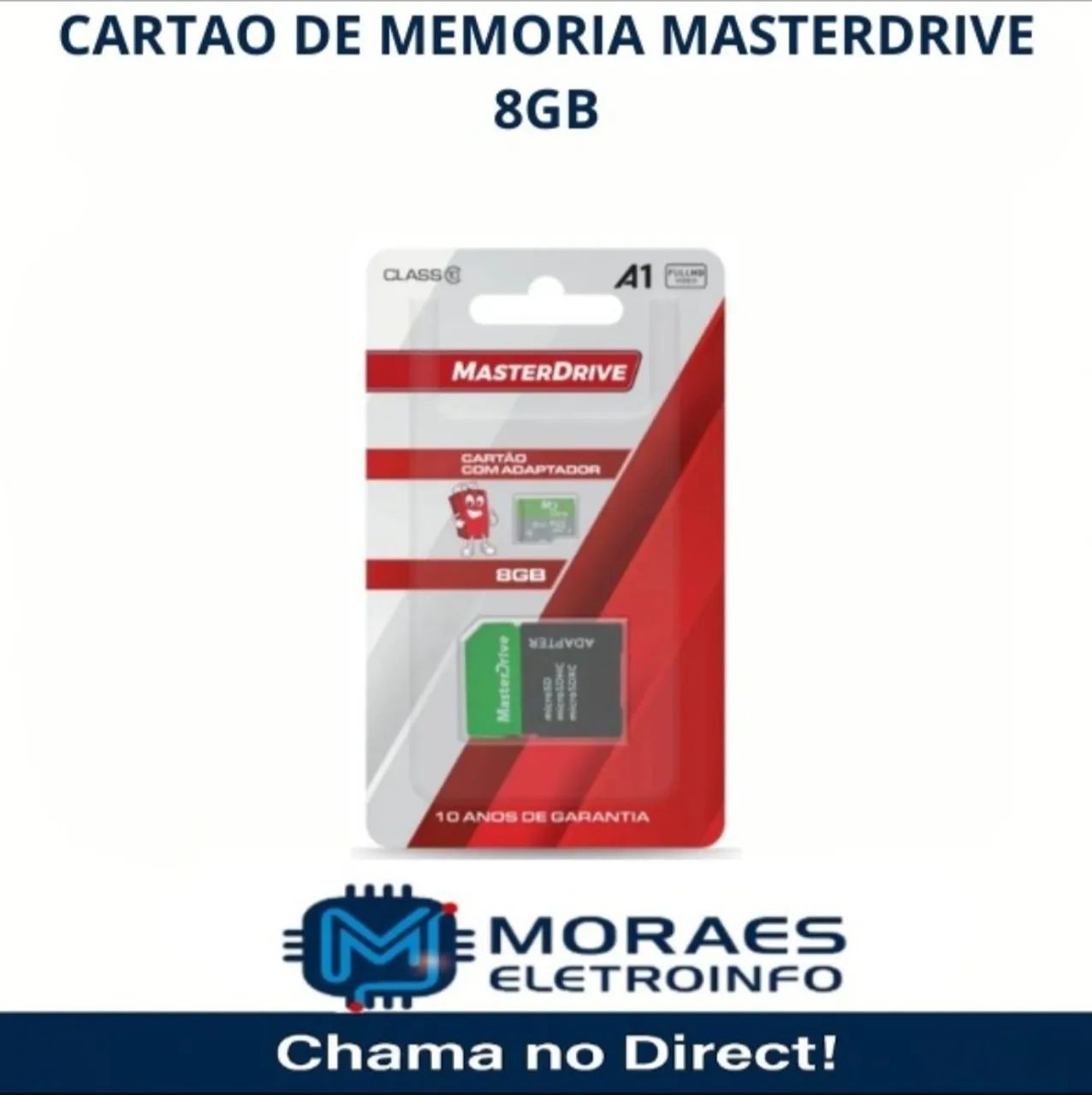 Cartão de Memória MasterDrive 8GB