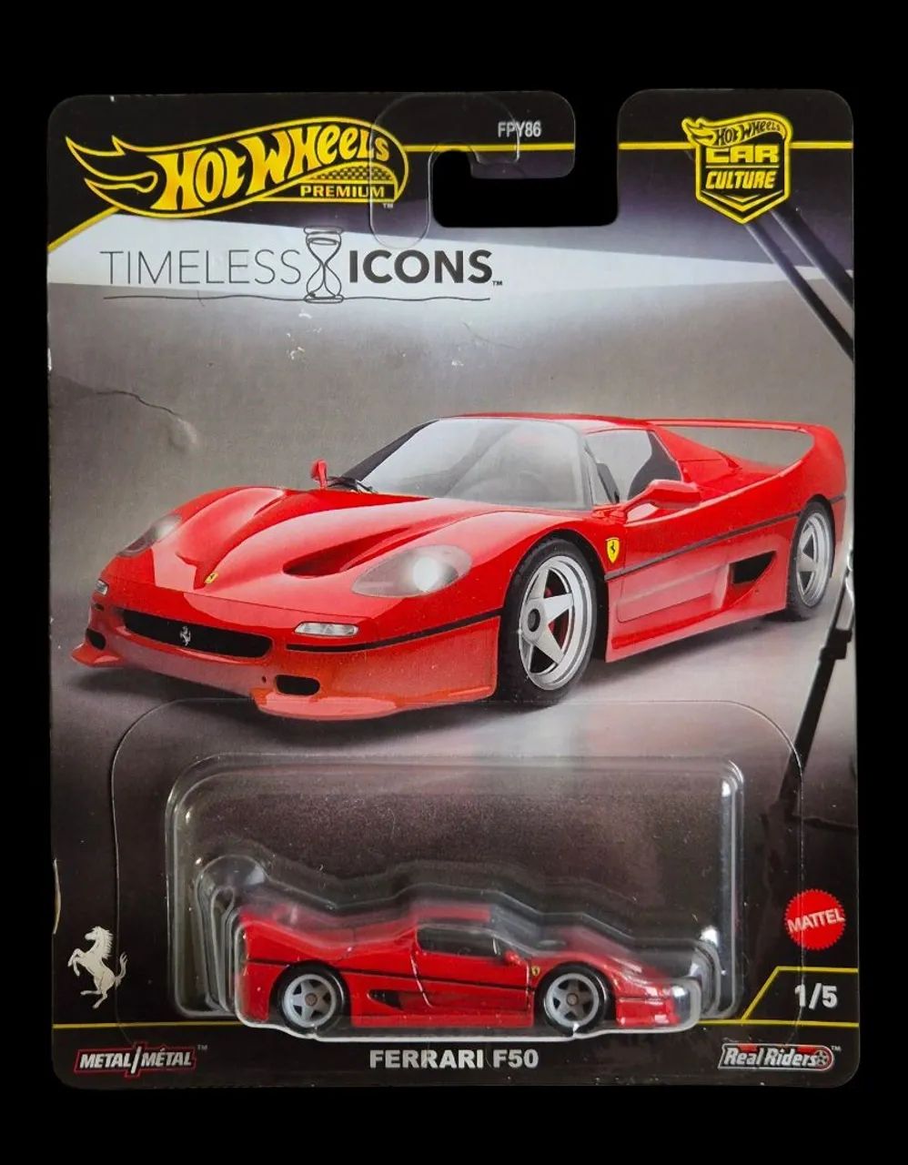 Hot Wheels Premium Ferrari F50 Car Culture Timeless Icons