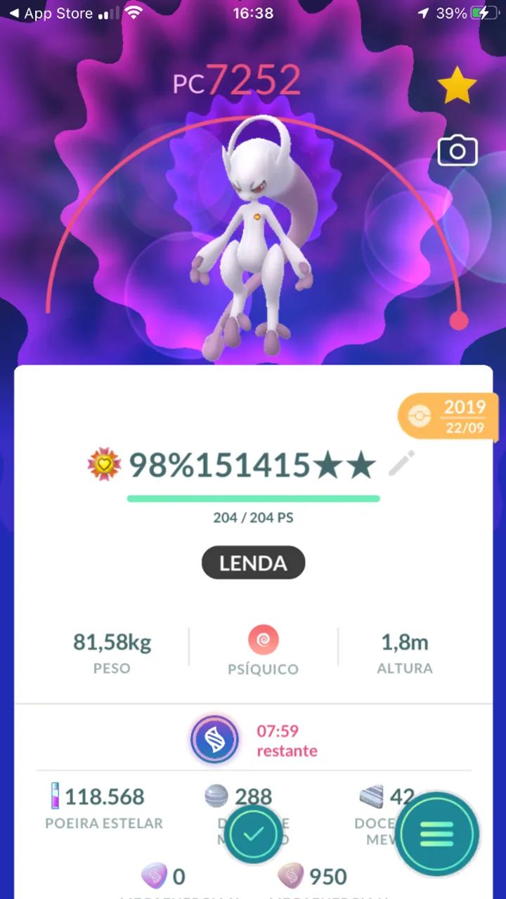 Pokémon GO nível 72 - Foto 4