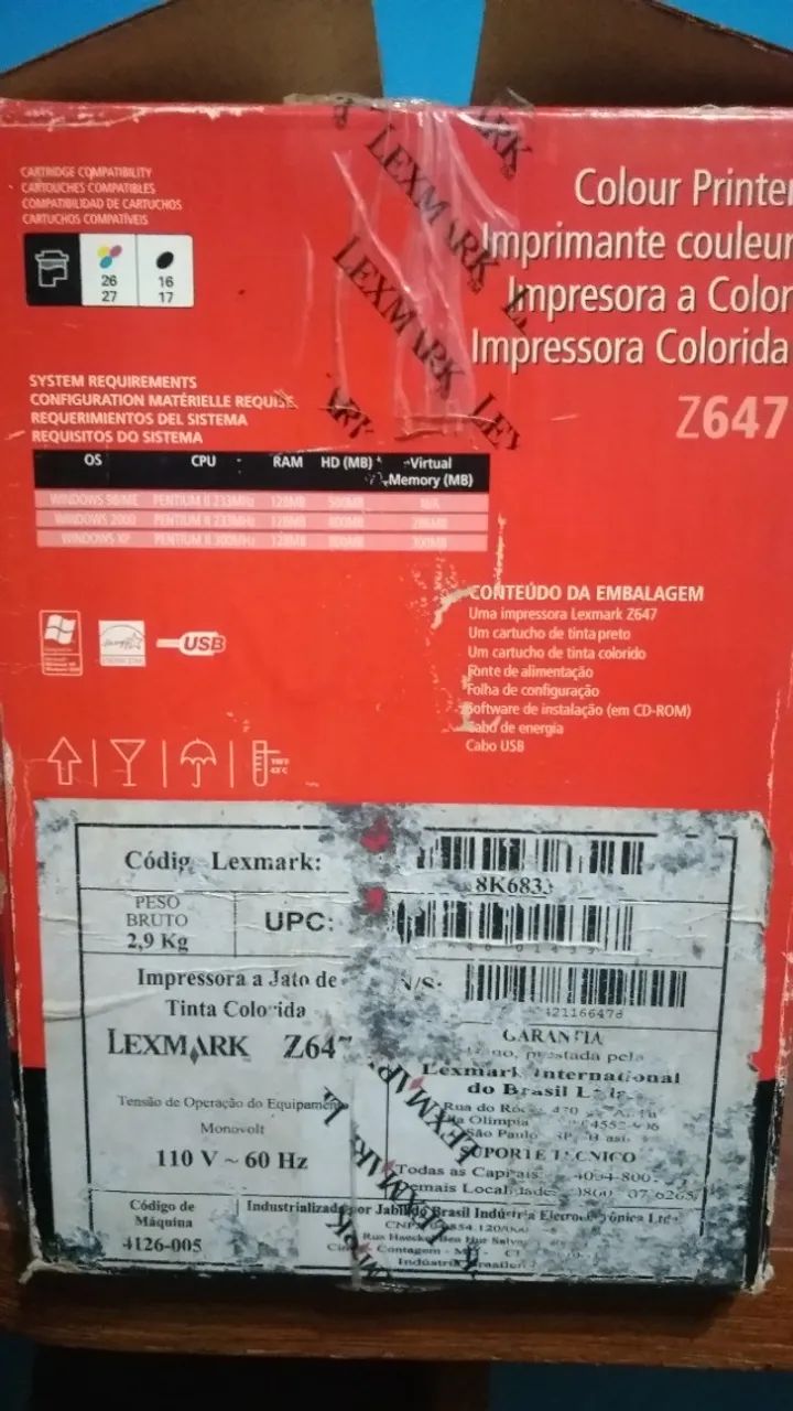 Impressora Lexmark Z647 Na Caixa (Ligando Perfeitamente) - Foto 4