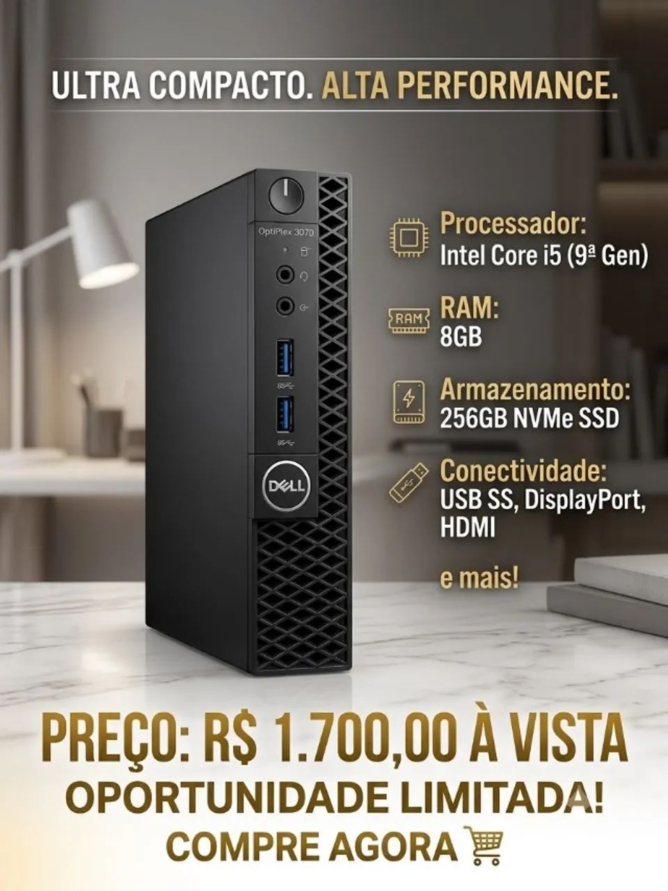 MIni Pc Dell i5 9 Geração 