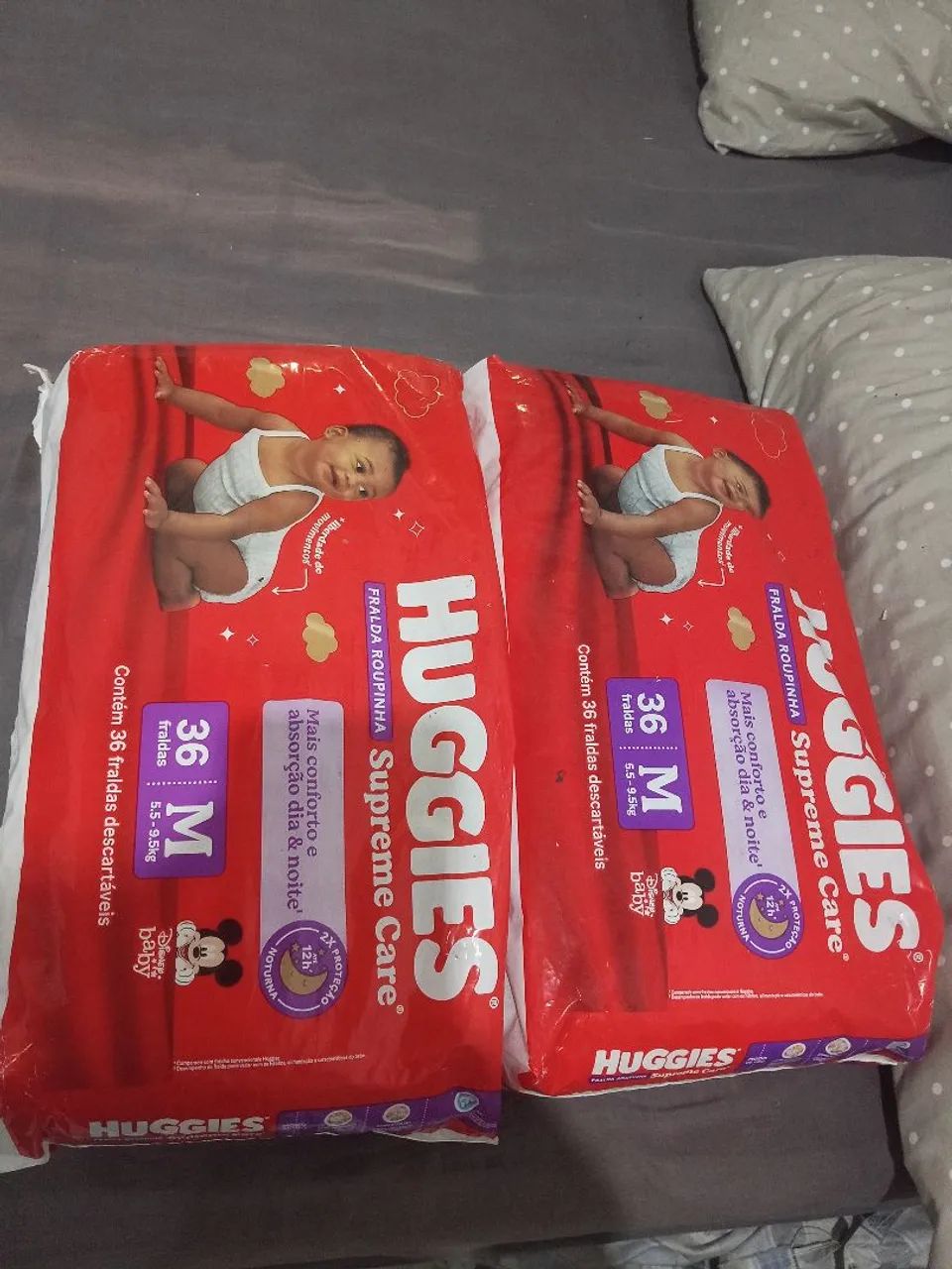 Fraldas Tam M Huggies 