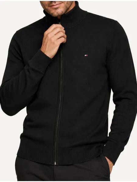 Suéter Lightweight Full Zip Up Sweater Tommy Hilfiger - Foto 3