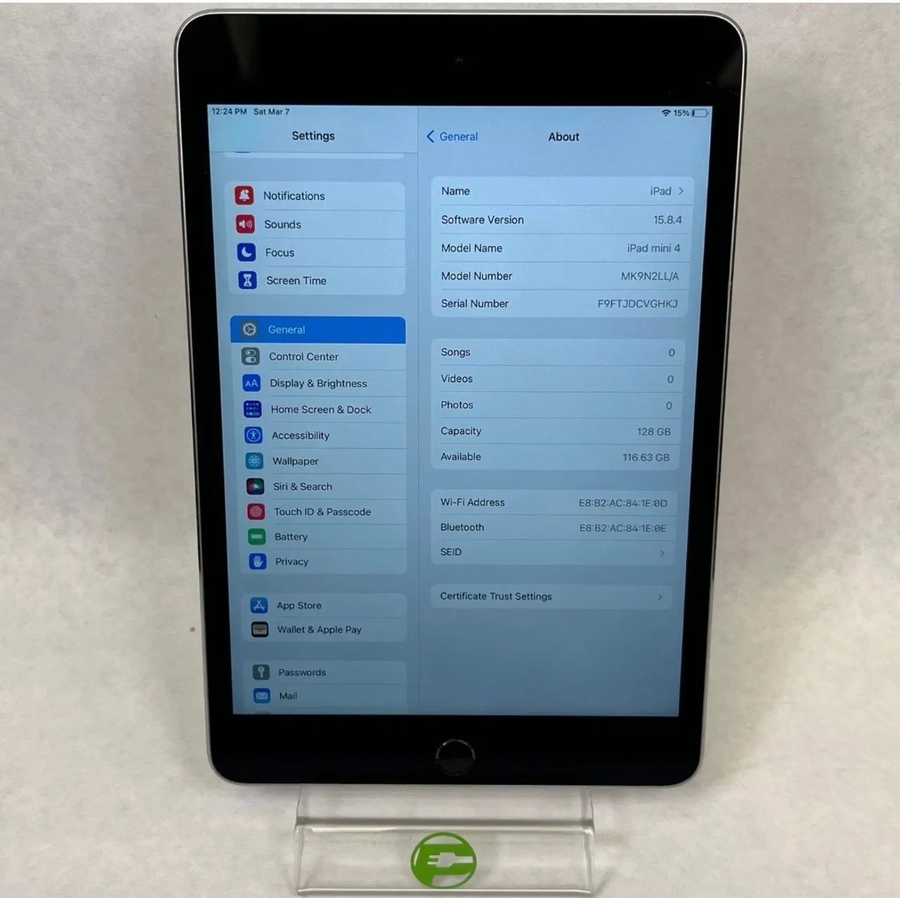 Ipad Mini 4th gen 128Mb Cinza Espacial - Foto 4