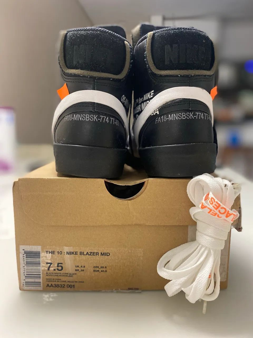 Tênis Nike Blazer Mid x OffWhite - Foto 3