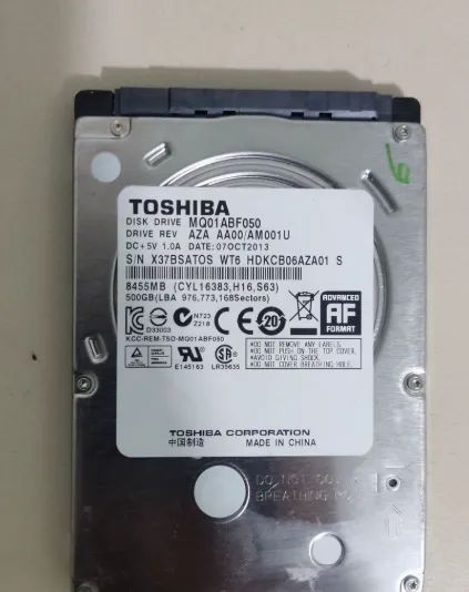 HD de Notebook 500GB