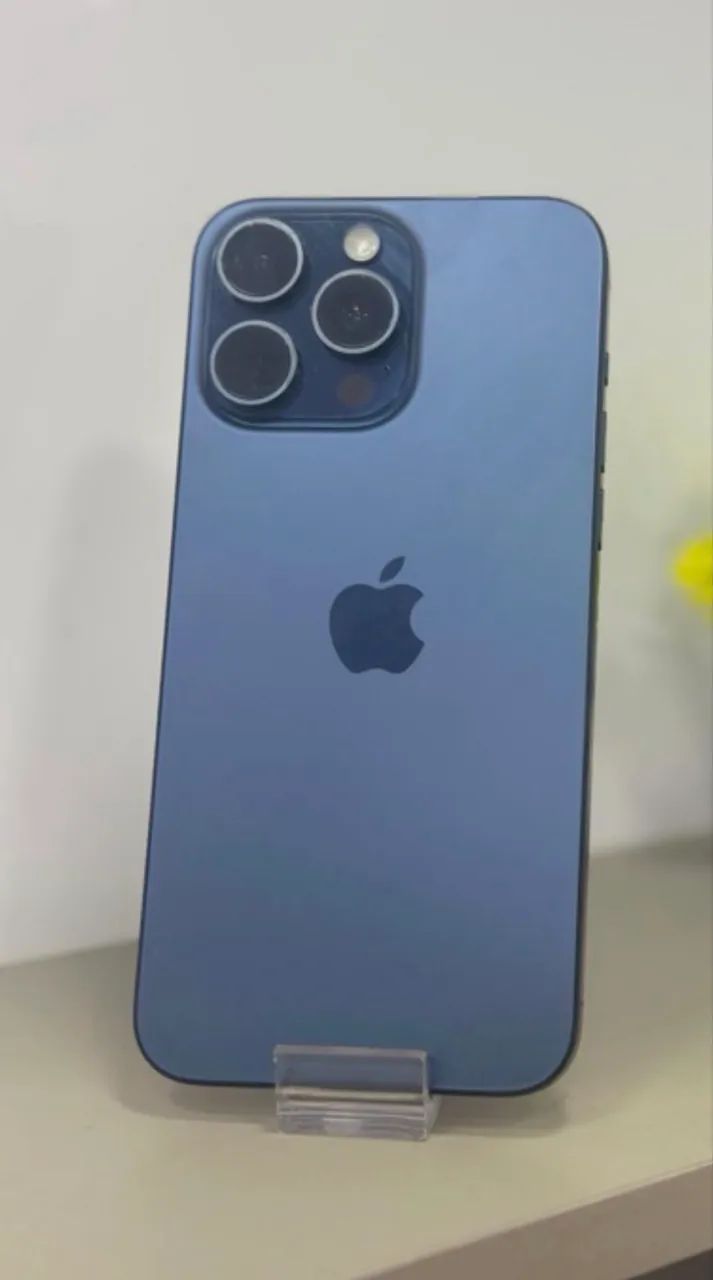 IPHONE 15 Pro Max 256g Azul titânio  - Foto 4