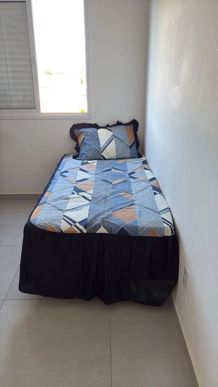 Cama box de solteiro (cama e colchão) - Foto 5