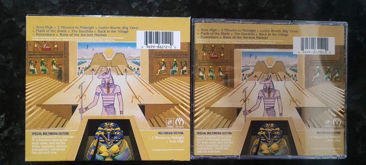 CD Iron Maiden - Powerslave (Enhanced) (Slipcase) (Importado EUA