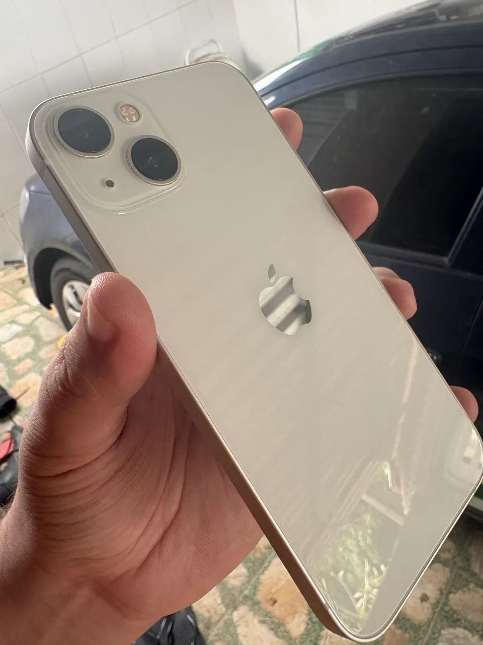iPhone 13 Branco - Bateria 100% - Impecável  - Foto 3