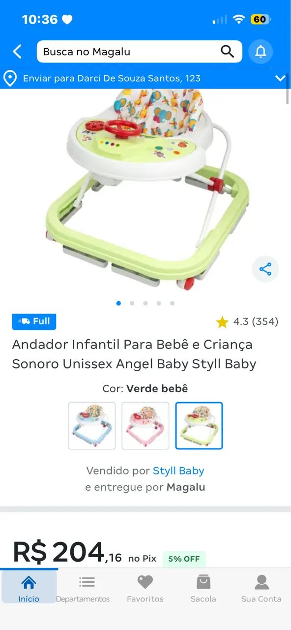 Andador infantil 