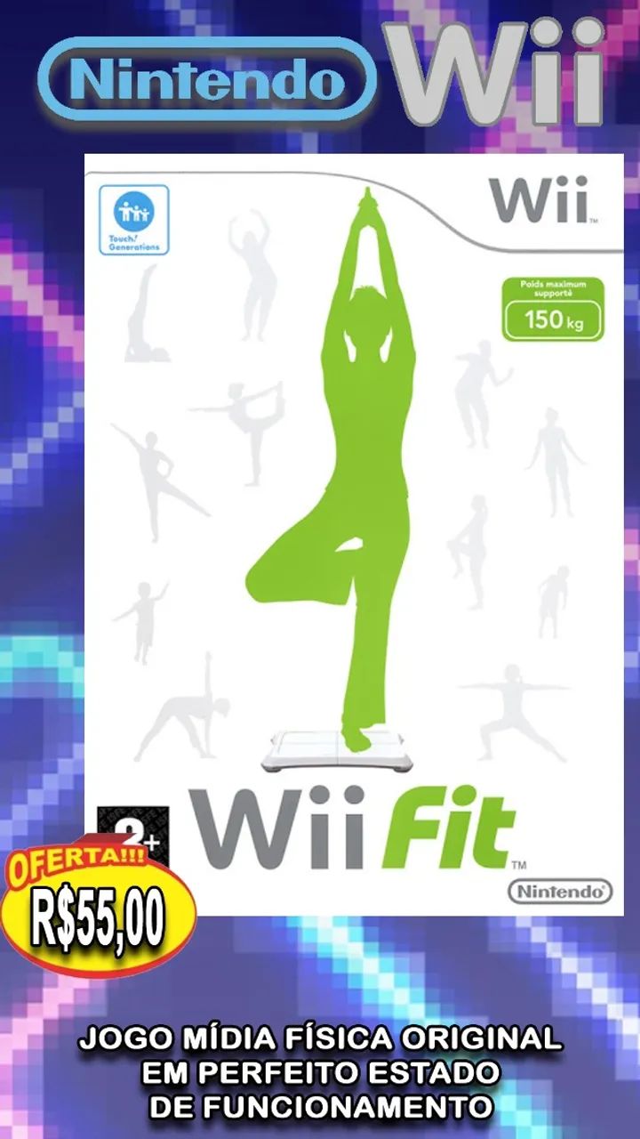 Wii Fit - Saúde e Bem-Estar no seu Nintendo Wii! - Jogos de Vídeo